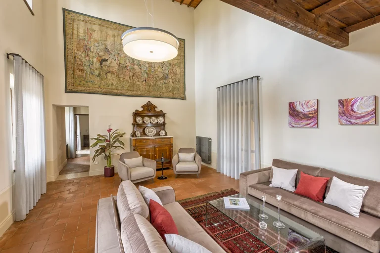 Interni Villa Pianoia - Soggiorno in Val d’Orcia Toscana